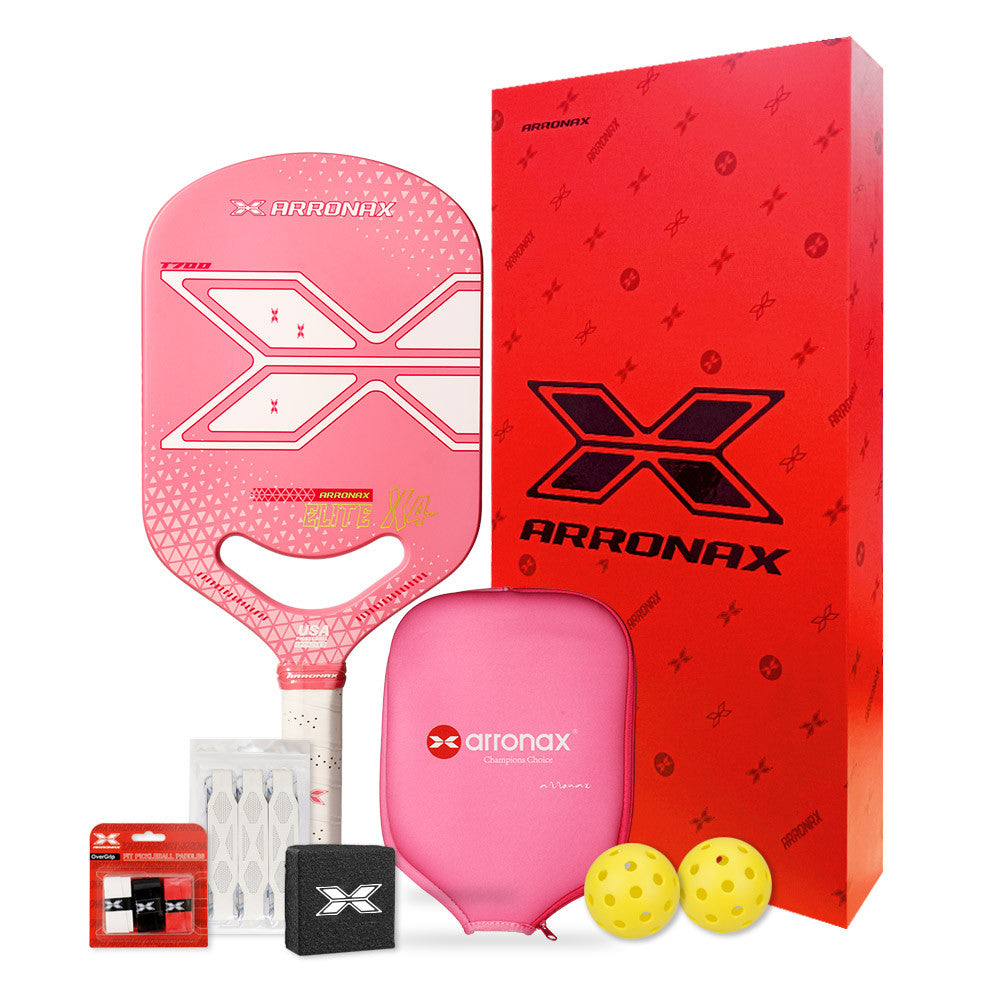 ARRONAX Elite X4 Carbon Fiber T700 Plus EVA Pickleball Paddle (16mm / 20mm) - Arronax.