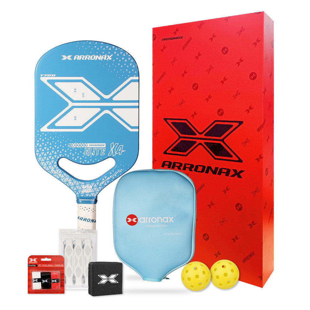 ARRONAX Elite X4 Carbon Fiber T700 Plus EVA Pickleball Paddle (16mm / 20mm) - Arronax.