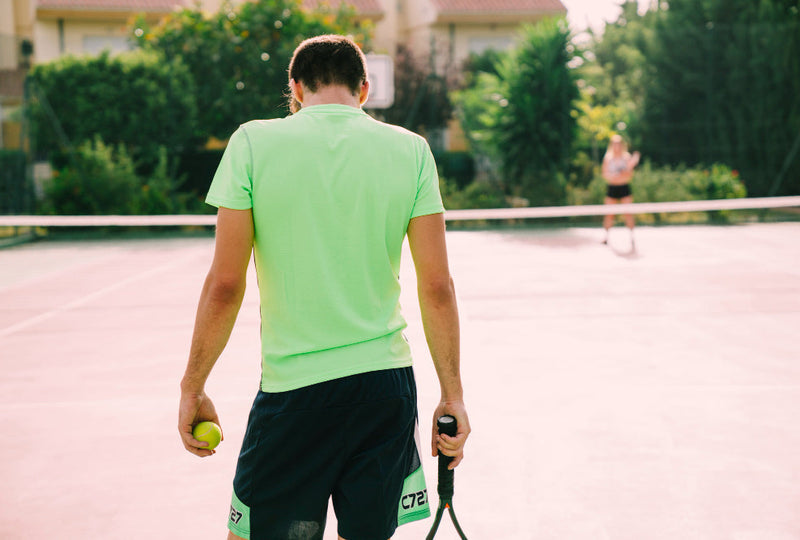 A Man is playing pickleball in Malaysia - Arronax