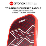 ARRONAX Vortex V3 3D18K Carbon Fiber Pickleball Paddle (16mm)