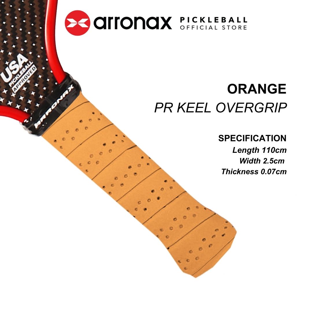 Arronax Premium PU Leather Pickleball Grip Sweat-Absorbing Non-Slip Ribbed for Superior Comfort