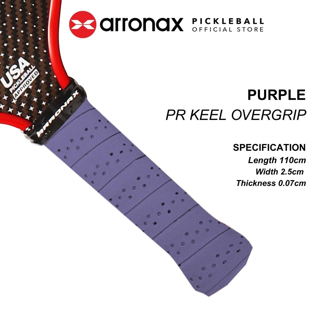 Arronax Premium PU Leather Pickleball Grip Sweat-Absorbing Non-Slip Ribbed for Superior Comfort