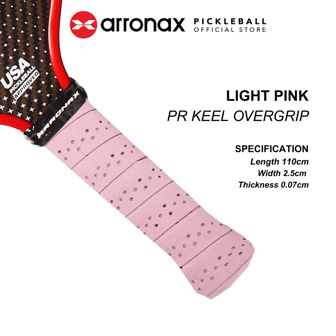 Arronax Premium PU Leather Pickleball Grip Sweat-Absorbing Non-Slip Ribbed for Superior Comfort