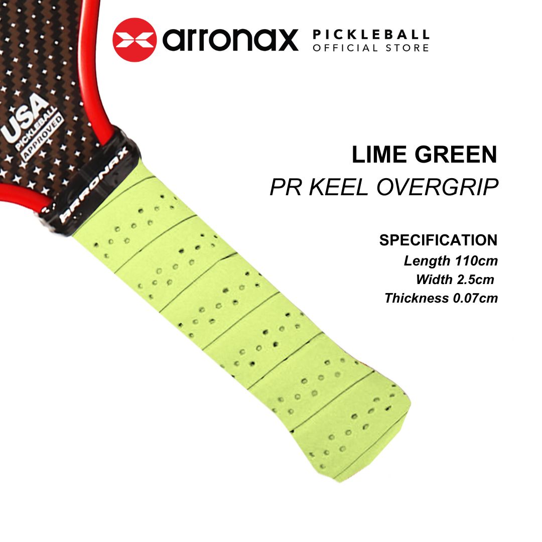 Arronax Premium PU Leather Pickleball Grip Sweat-Absorbing Non-Slip Ribbed for Superior Comfort