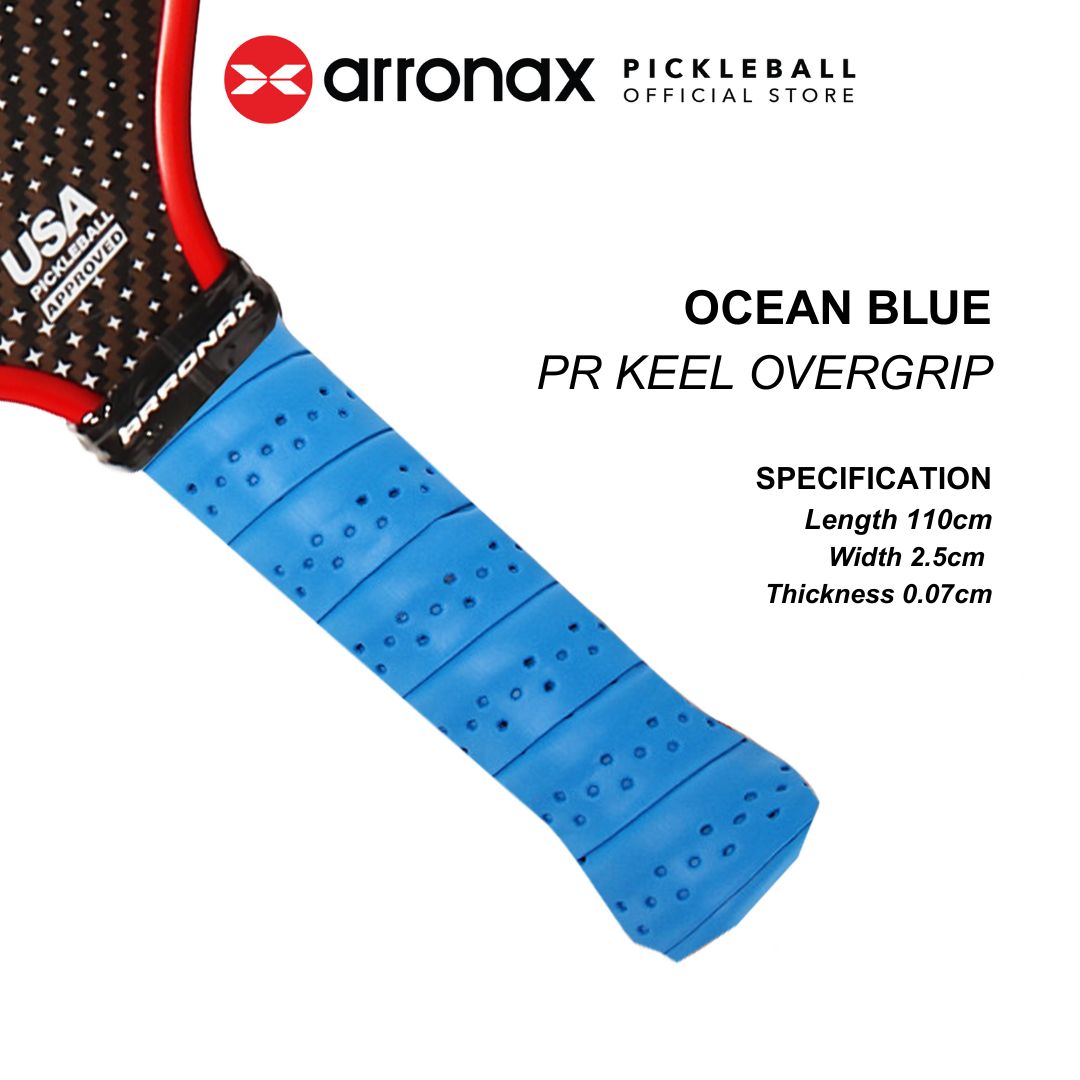 Arronax Premium PU Leather Pickleball Grip Sweat-Absorbing Non-Slip Ribbed for Superior Comfort
