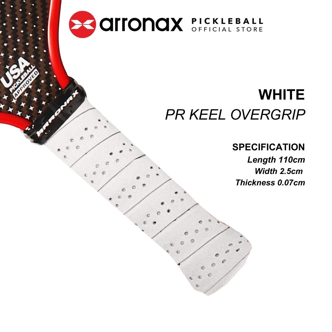Arronax Premium PU Leather Pickleball Grip Sweat-Absorbing Non-Slip Ribbed for Superior Comfort