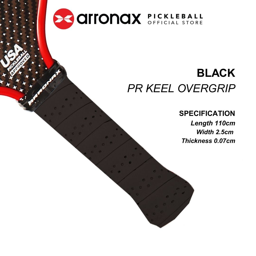 Arronax Premium PU Leather Pickleball Grip Sweat-Absorbing Non-Slip Ribbed for Superior Comfort