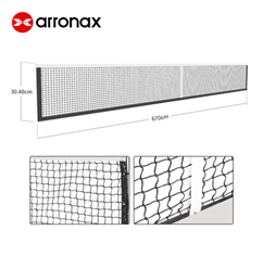 ARRONAX Tournament-Grade Pickleball Net Heavy-Duty Galvanized Steel Frame with 360° Wheels and All-Weather Durability