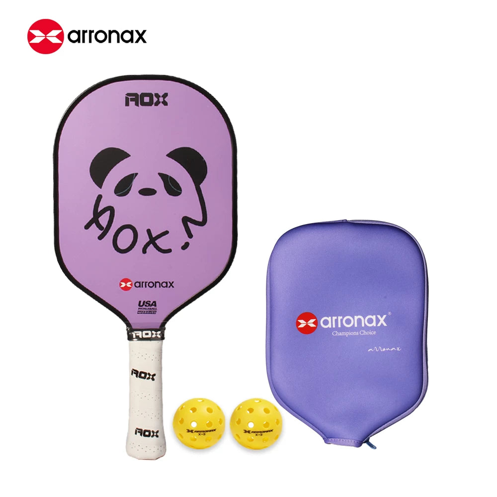 ARRONAX Kids Pickleball Paddle – Lightweight 13mm Fiberglass Junior Paddle for Kids (215g ±)