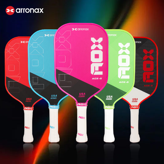 ARRONAX AOX-5 Series Fiberglass Pickleball Paddle - Cold Press Cut Design for Beginners