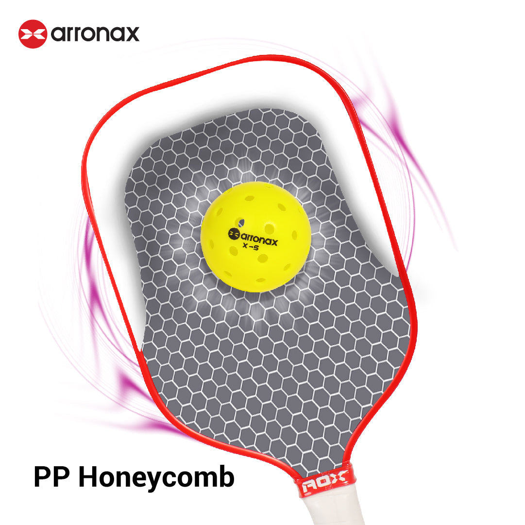 ARRONAX AOX-5 Series Fiberglass Pickleball Paddle - Cold Press Cut Design for Beginners