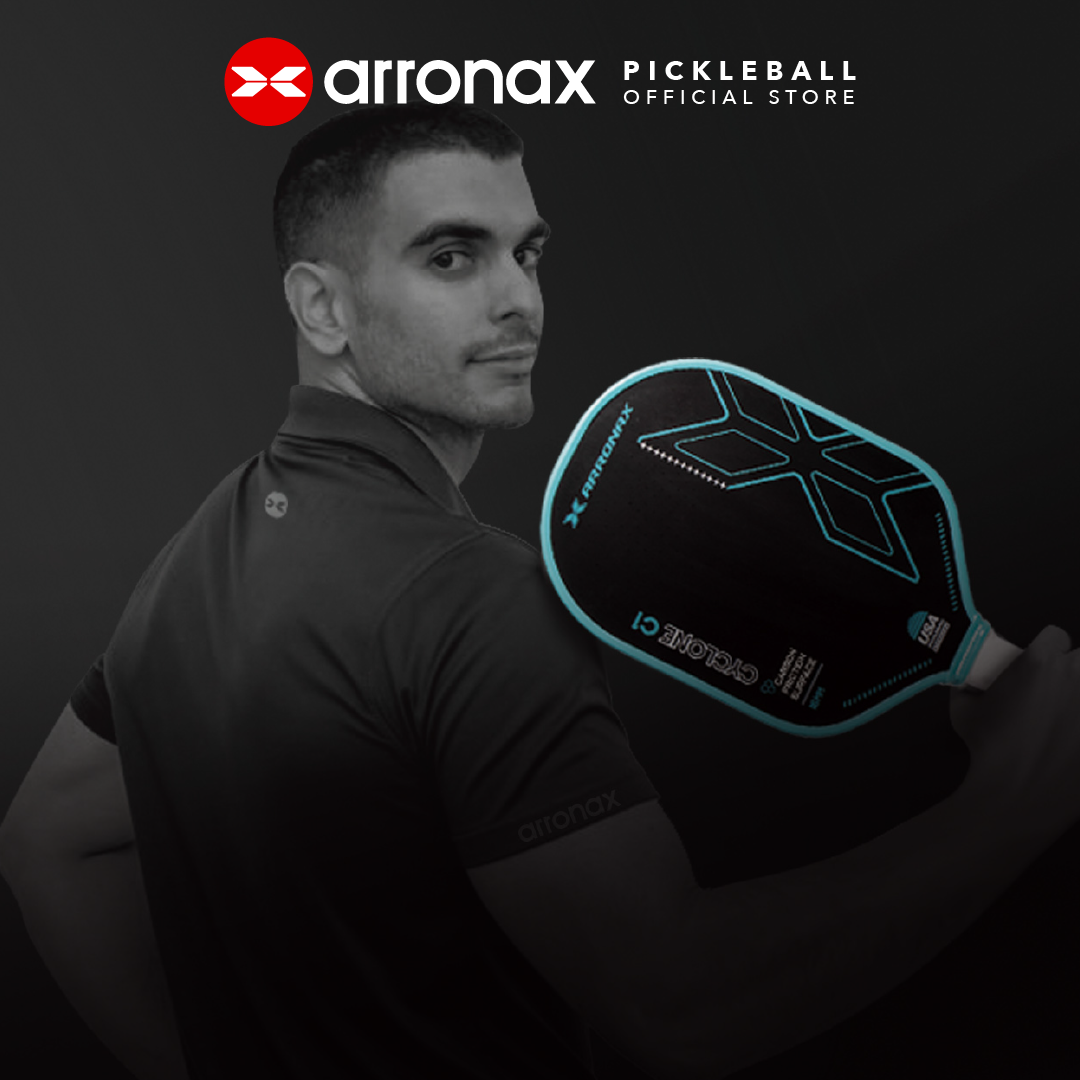 Cyclone C1 Carbon Traction Pickleball Paddle (16mm) - Arronax.