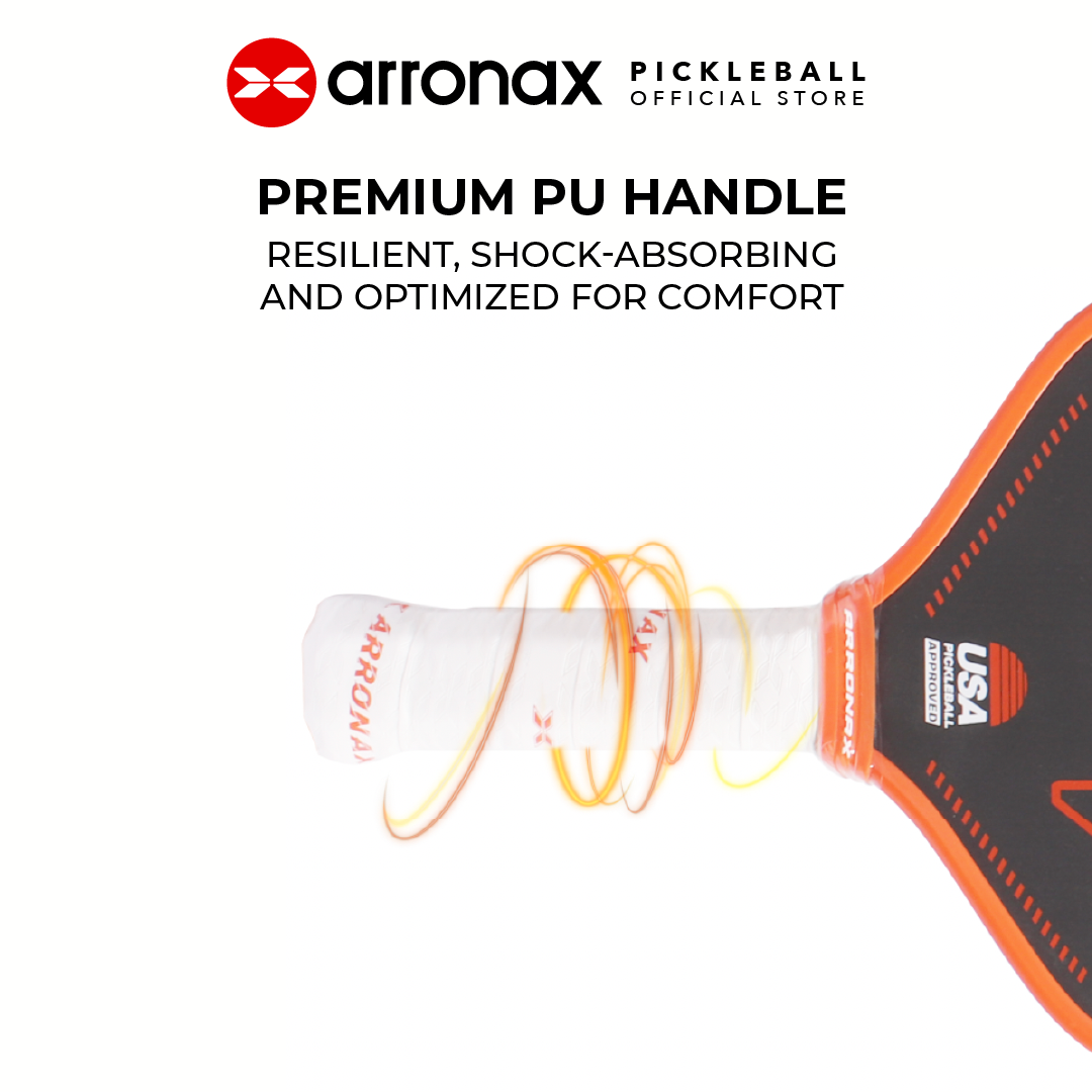 Cyclone C1 Carbon Traction Pickleball Paddle (16mm) - Arronax.