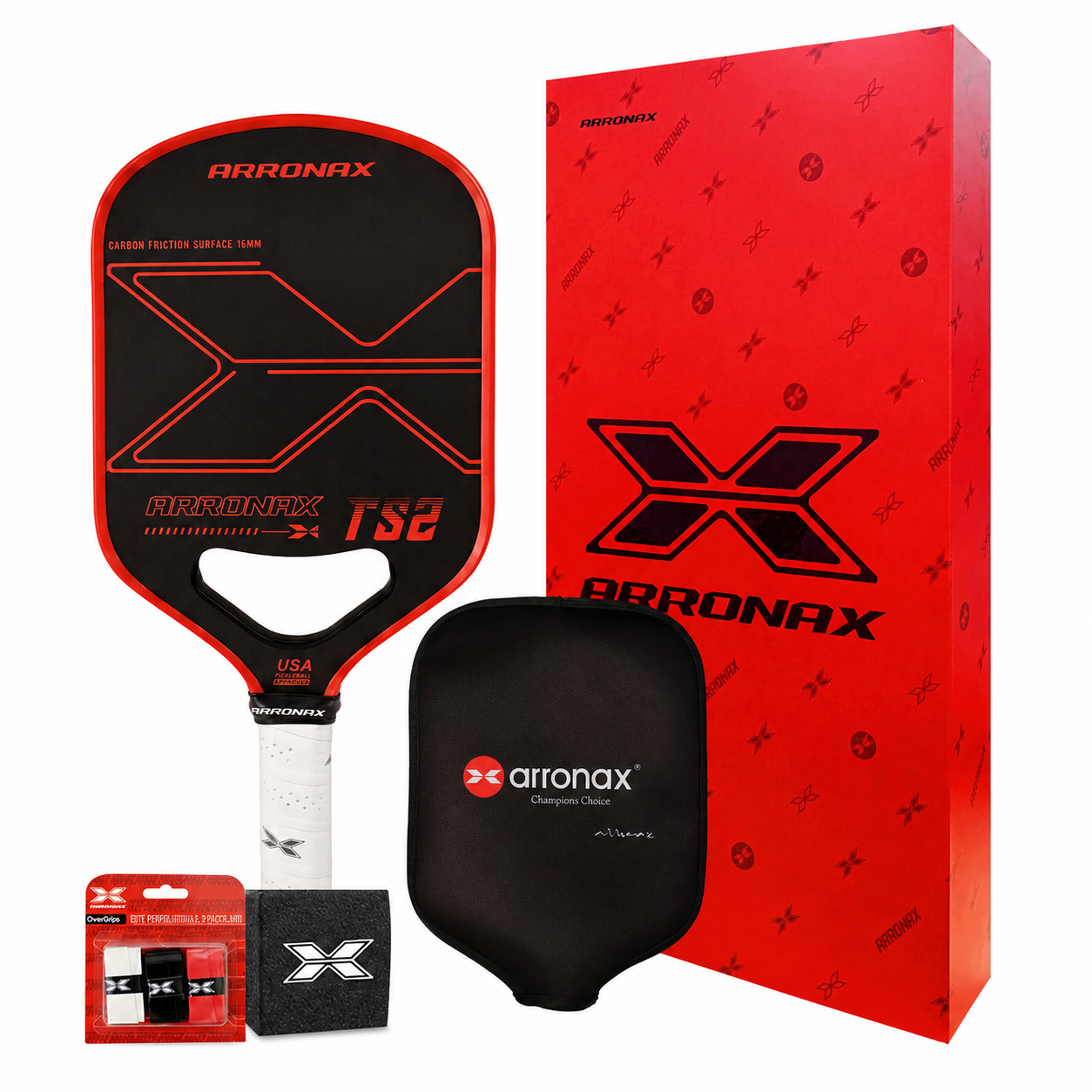 TS2 Carbon Fiber Pickleball Paddle (16mm)