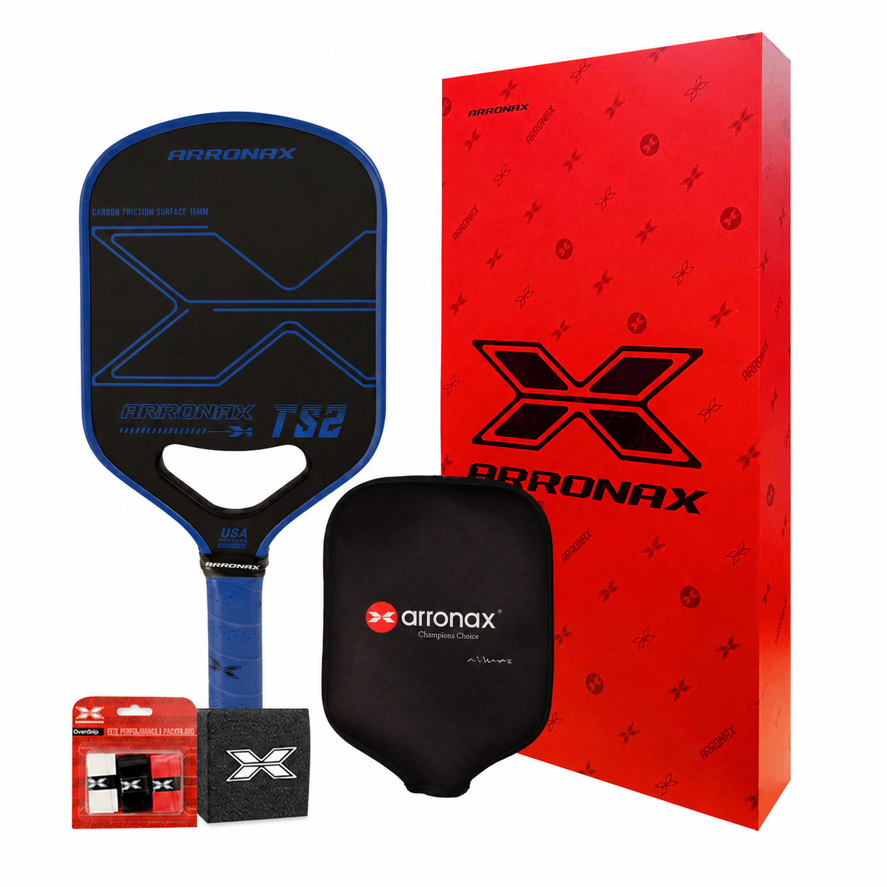TS2 Carbon Fiber Pickleball Paddle (16mm)