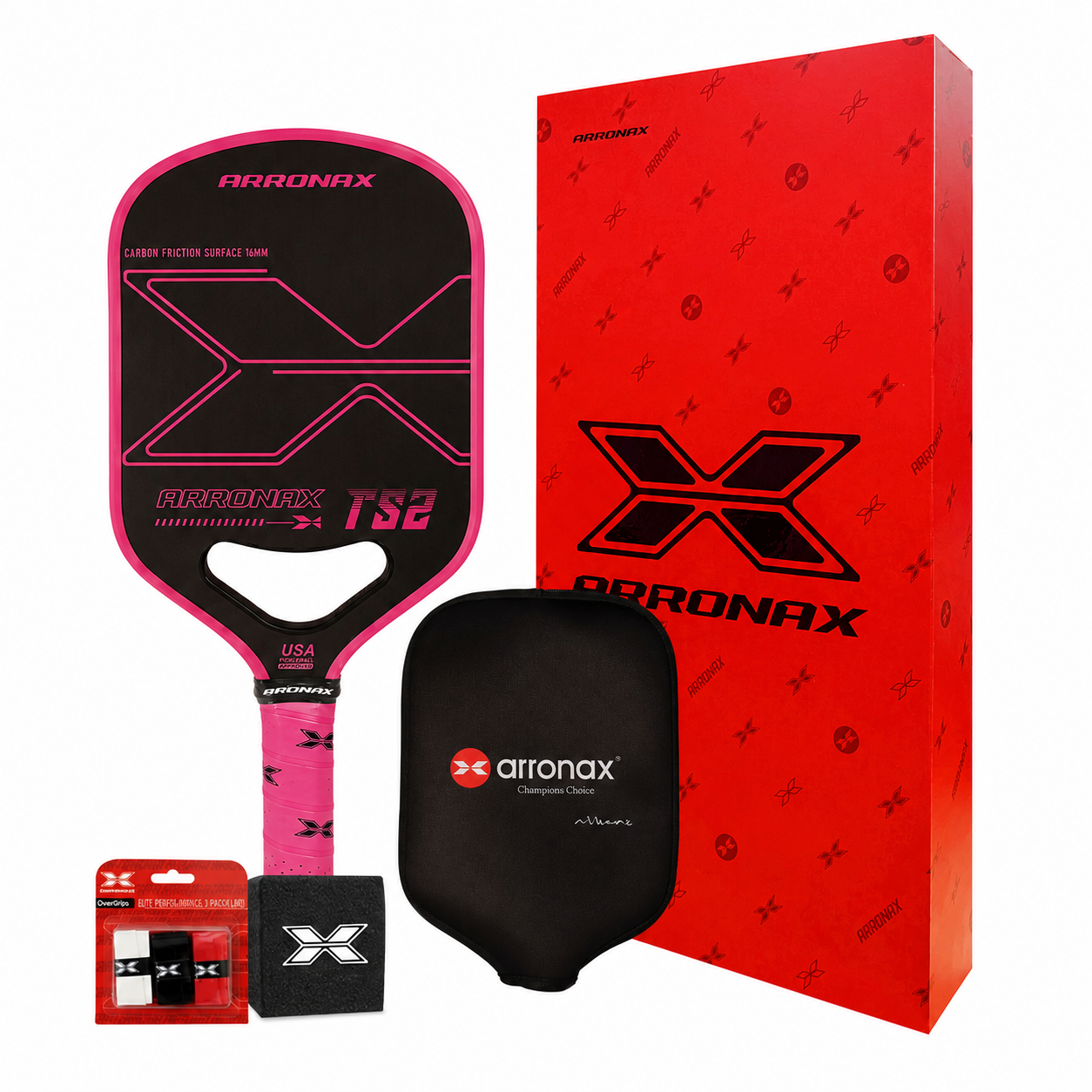 TS2 Carbon Fiber Pickleball Paddle (16mm)