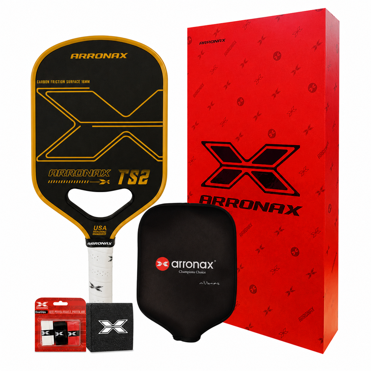 TS2 Carbon Fiber Pickleball Paddle (16mm)