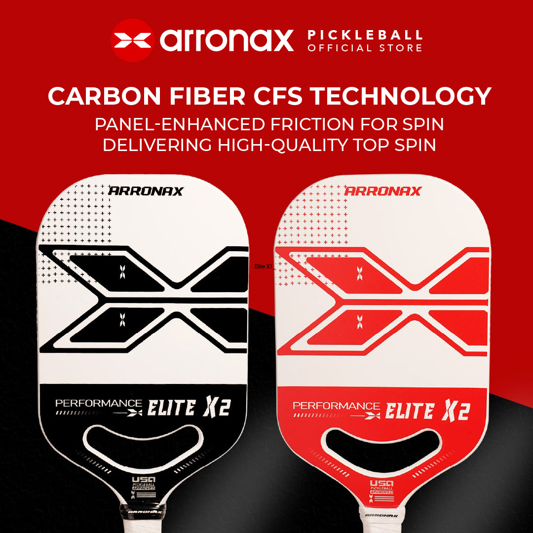 ARRONAX Elite X2 Carbon Traction Pickleball Paddle (13mm)