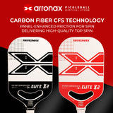 ARRONAX Elite X2 Carbon Traction Pickleball Paddle (13mm)