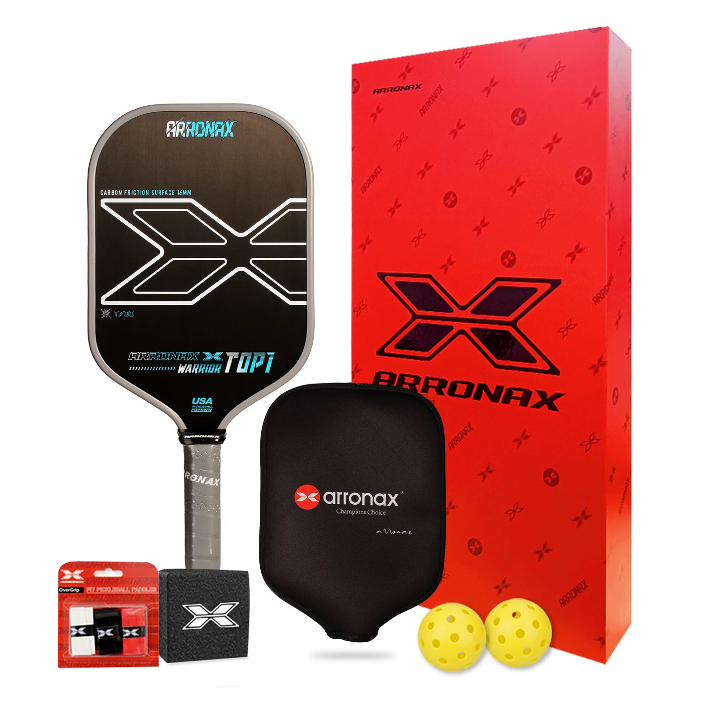 Warrior X Top 1 Pickleball Balanced Paddle (16mm)