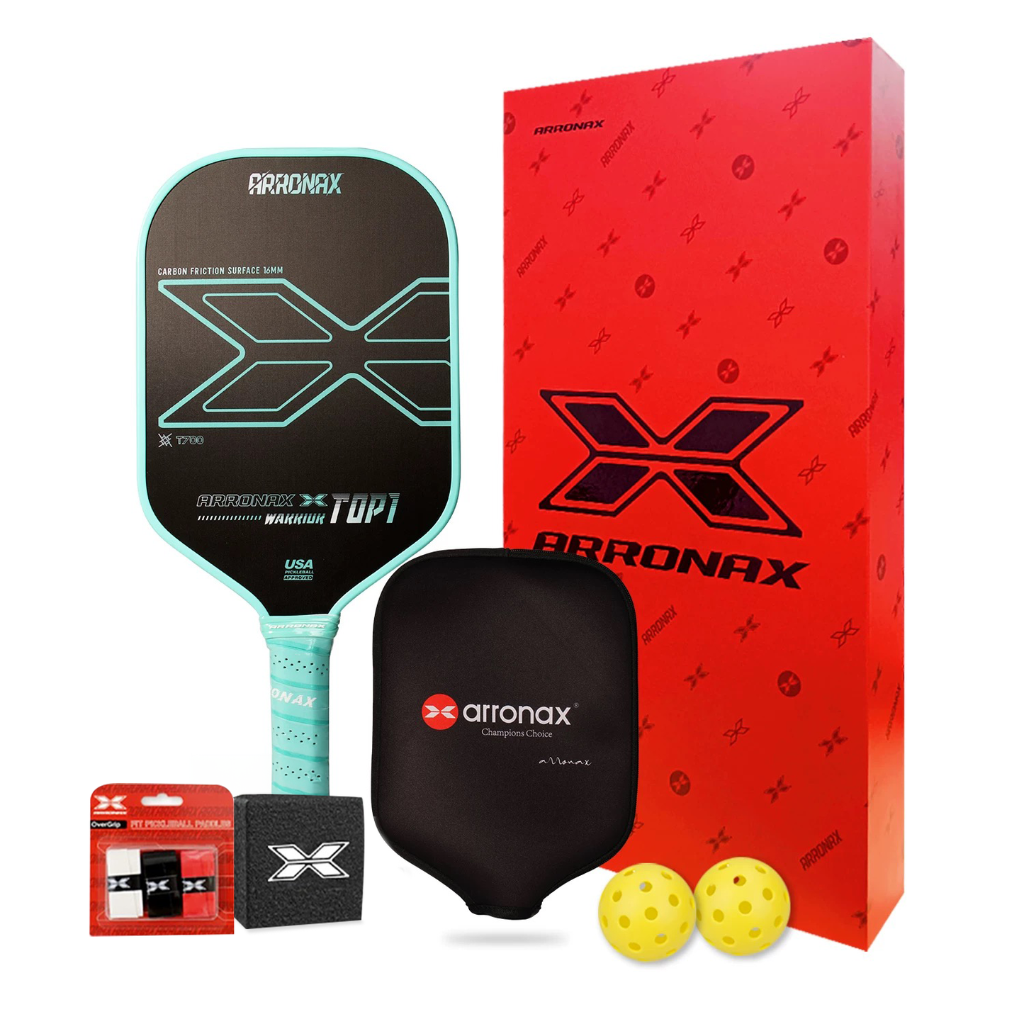 Warrior X Top 1 Pickleball Balanced Paddle (16mm)