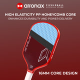 ARRONAX KVL 001 100% DuPont Kevlar Pickleball Paddle - Professional Competition Paddle (16mm) - Arronax.