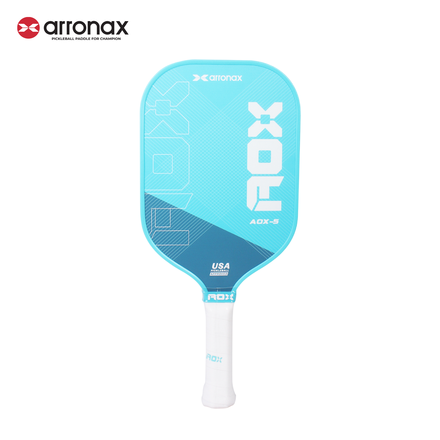 ARRONAX AOX-5 Series Fiberglass Pickleball Paddle - Cold Press Cut Design for Beginners