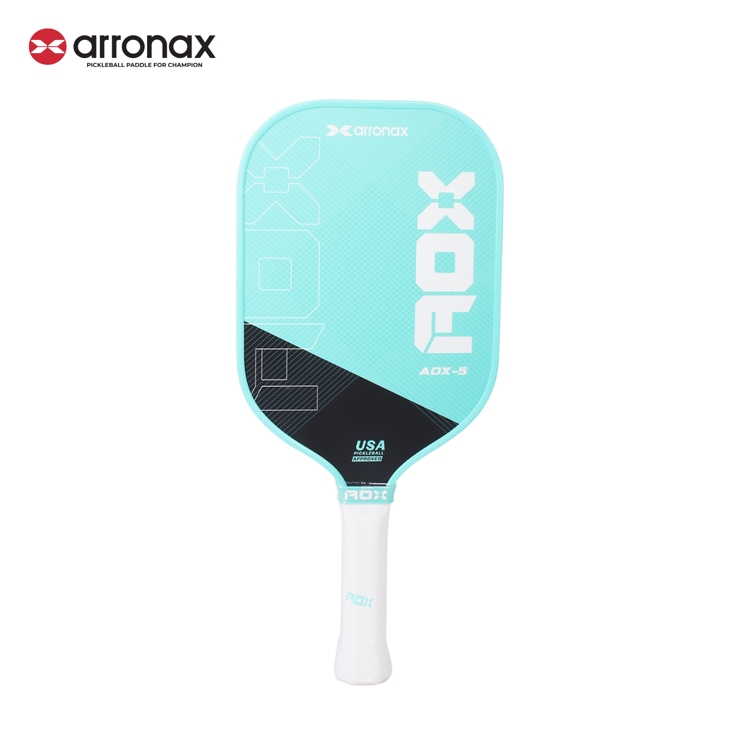 ARRONAX AOX-5 Series Fiberglass Pickleball Paddle - Cold Press Cut Design for Beginners