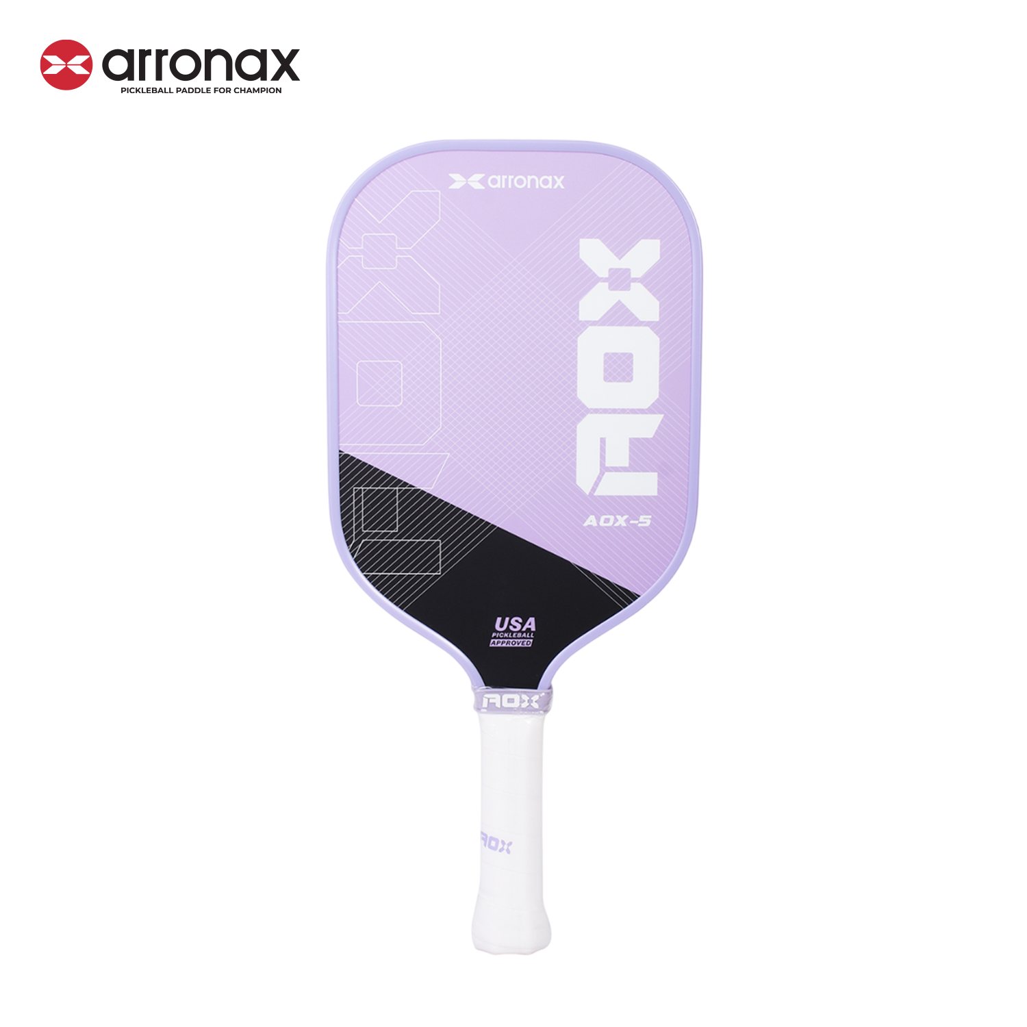ARRONAX AOX-5 Series Fiberglass Pickleball Paddle - Cold Press Cut Design for Beginners