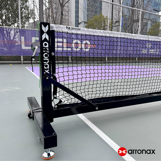 ARRONAX Tournament-Grade Pickleball Net Heavy-Duty Galvanized Steel Frame with 360° Wheels and All-Weather Durability