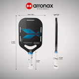 Performance 001 T700 Carbon Fiber Pickleball Paddle (16mm) - Arronax.