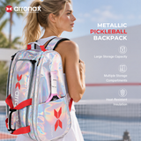 ARRONAX Metallic Pickleball Backpack 51.3L with Shoe Compartment