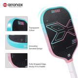 AOX85 ARRONAX Transparent Edge Guard Tape for Pickleball Paddle – Full Coverage Protective Strip (3pcs Pack)