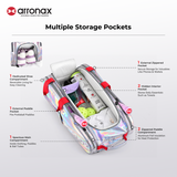 ARRONAX Metallic Pickleball Backpack 51.3L with Shoe Compartment