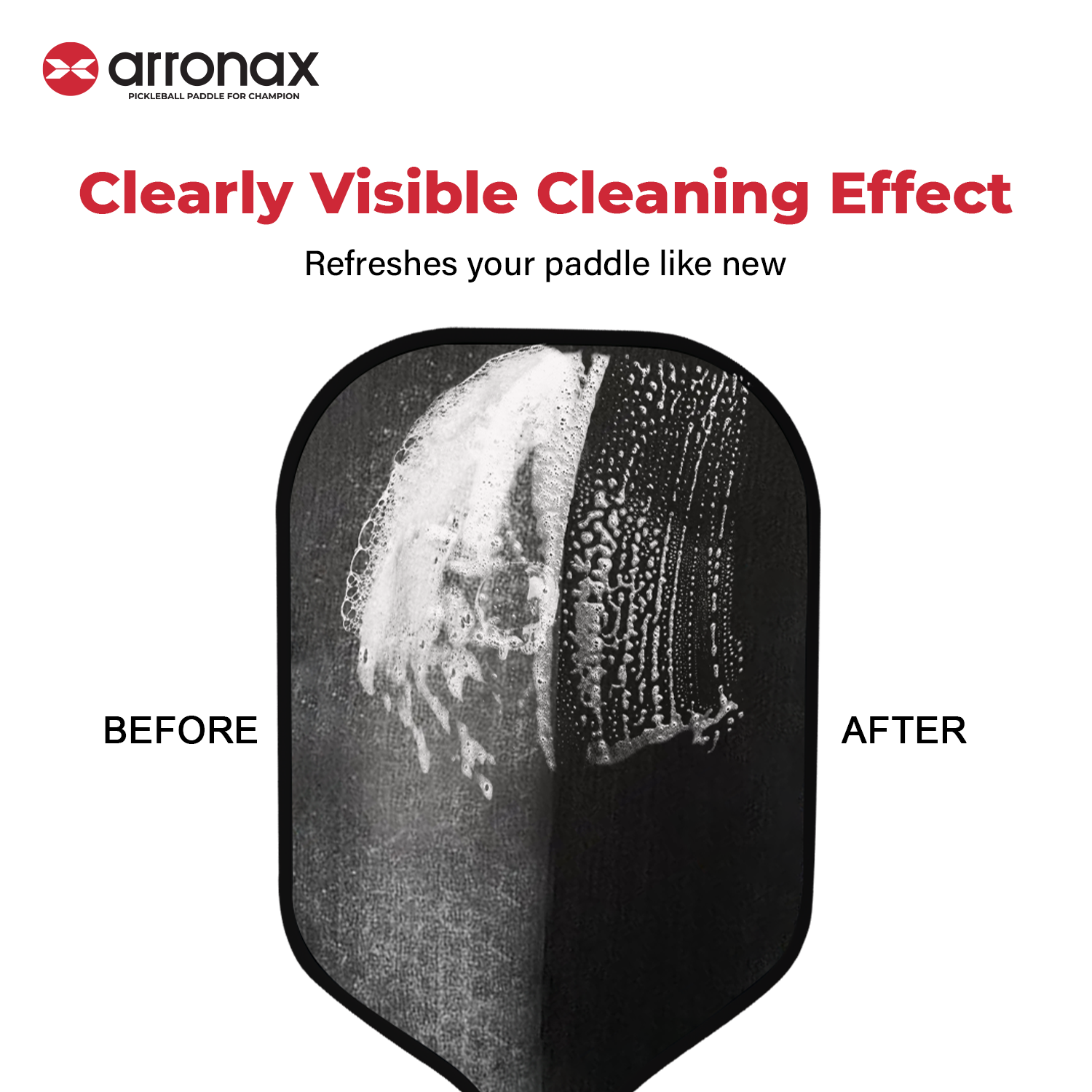 ARRONAX Pickleball Paddle Cleaner - Powerful Foam Cleaner for Thorough Paddle Stain Removal