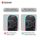 AOX85 ARRONAX Transparent Edge Guard Tape for Pickleball Paddle – Full Coverage Protective Strip (3pcs Pack)