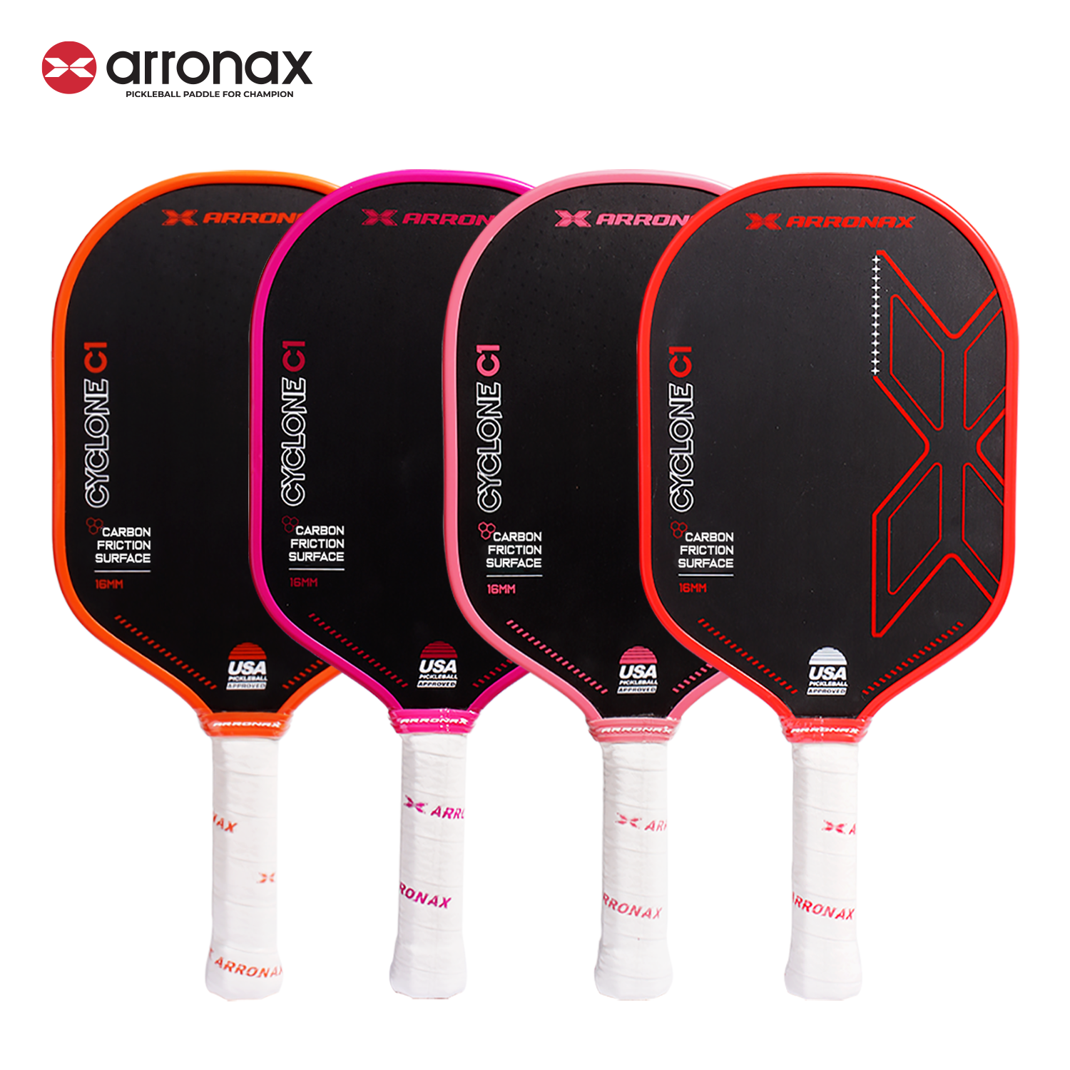 Cyclone C1 Carbon Traction Pickleball Paddle (16mm)