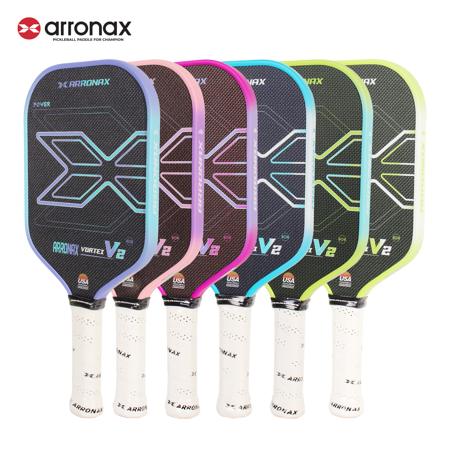 Vortex V2 Vortex V2 Carbon Fiber Pickleball Paddle (14mm/16mm) – Arronax Malaysia