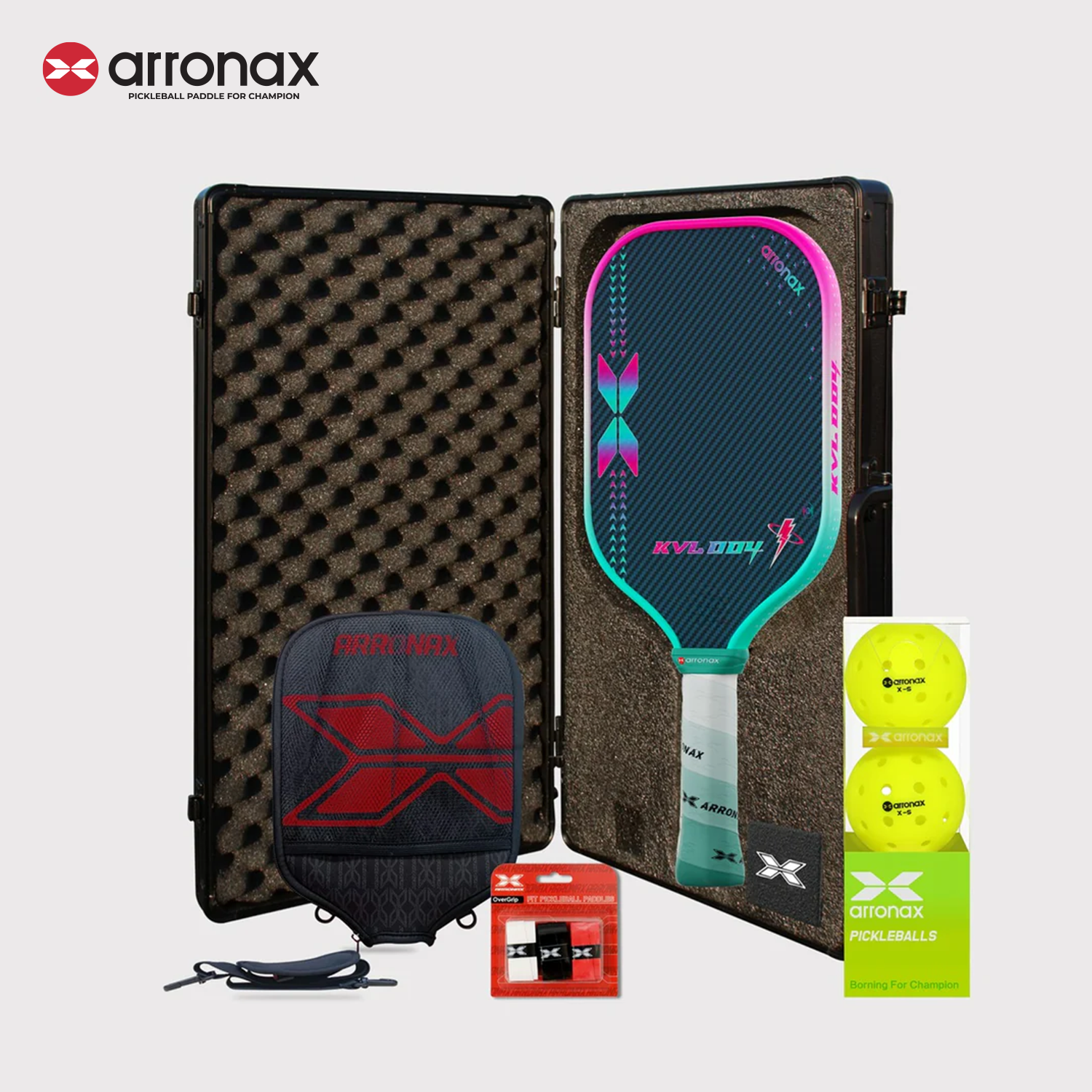 Arronax KVL004 Kevlar Carbon Fiber Pickleball Paddle 16mm