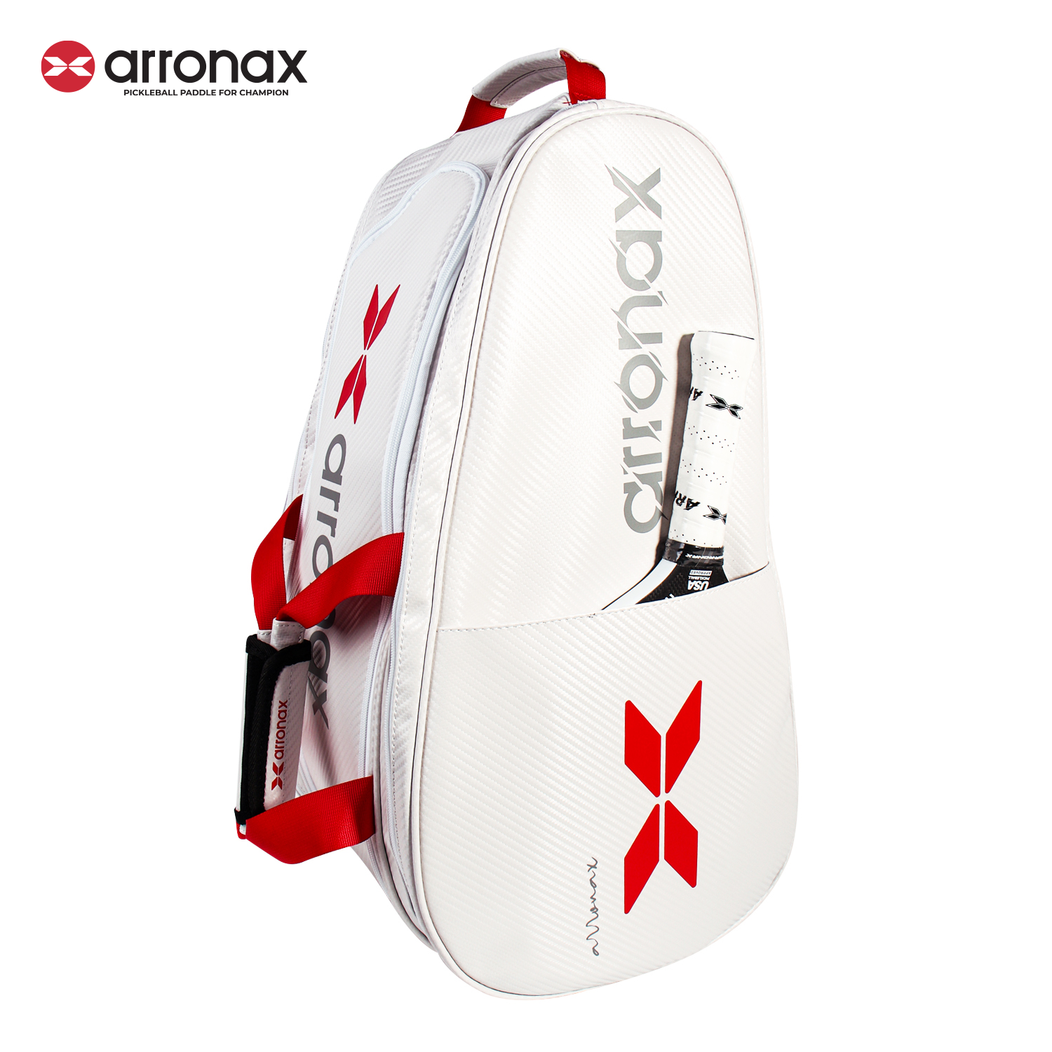 ARRONAX AOX99 Pickleball Backpack - Carbon PU Insulated, Multifunctional Dual-Shoulder Design for Men and Women