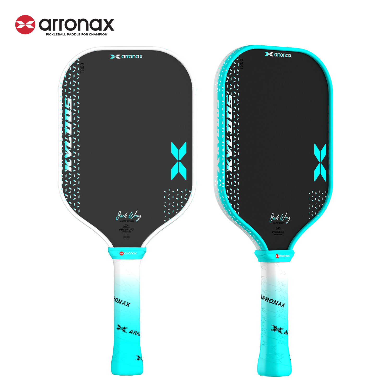 Arronax KVL005 Foam Core T800 Carbon Fiber Pickleball Paddle 16mm