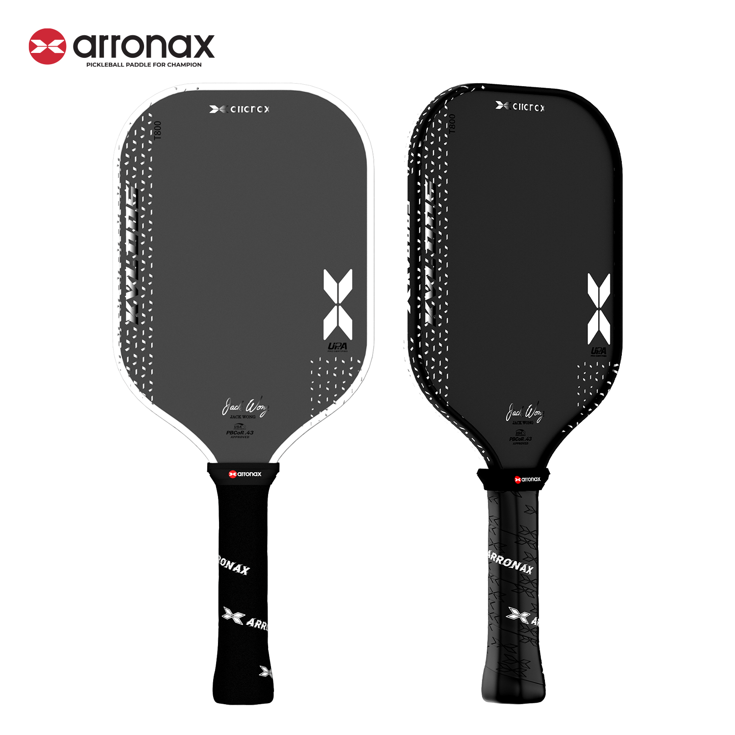 Arronax KVL005 Foam Core T800 Carbon Fiber Pickleball Paddle 16mm