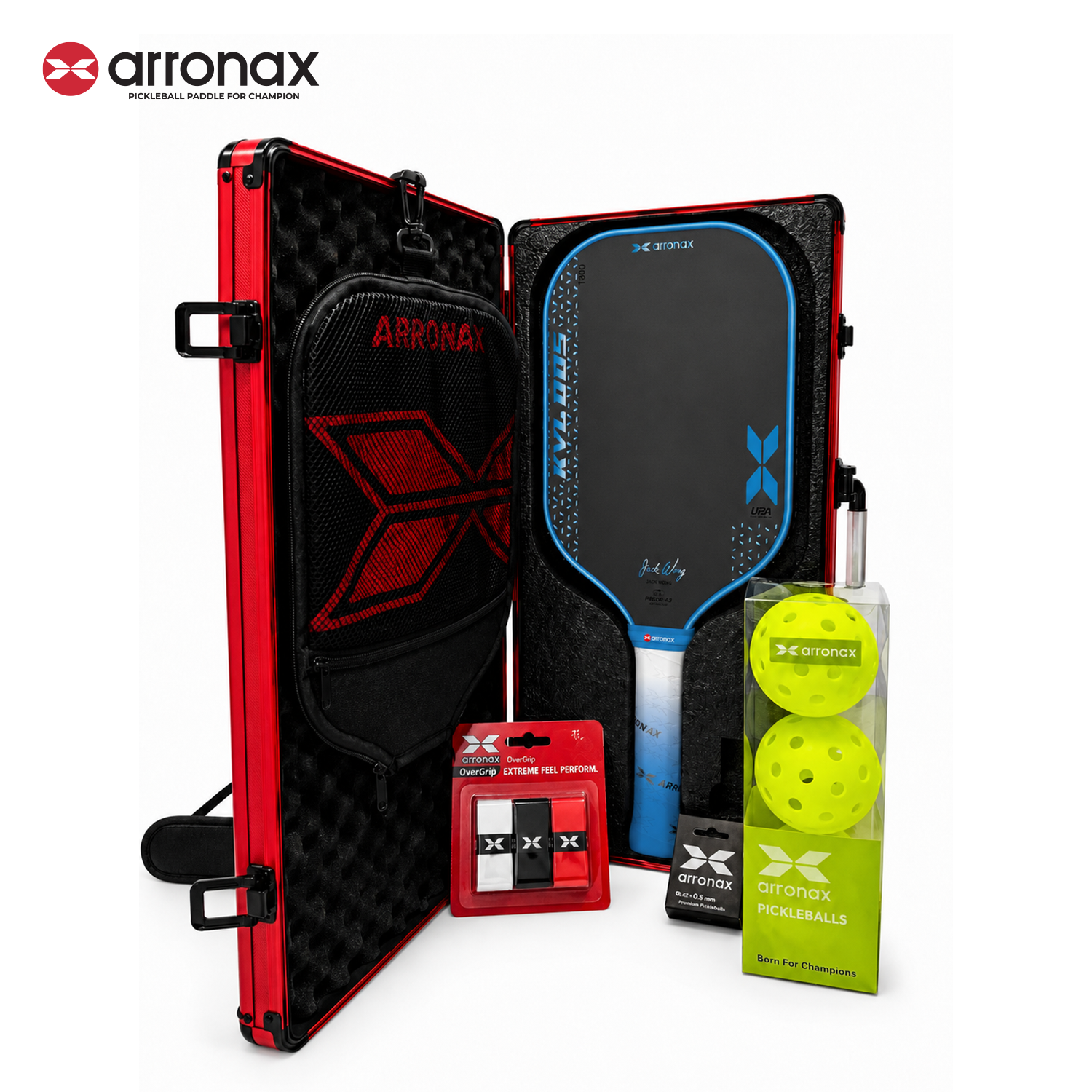 Arronax KVL005 Foam Core T800 Carbon Fiber Pickleball Paddle 16mm