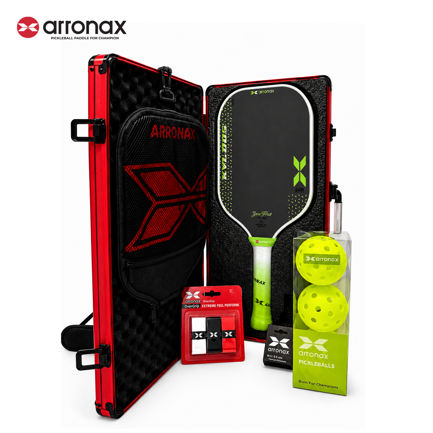 Arronax KVL005 Foam Core T800 Carbon Fiber Pickleball Paddle 16mm