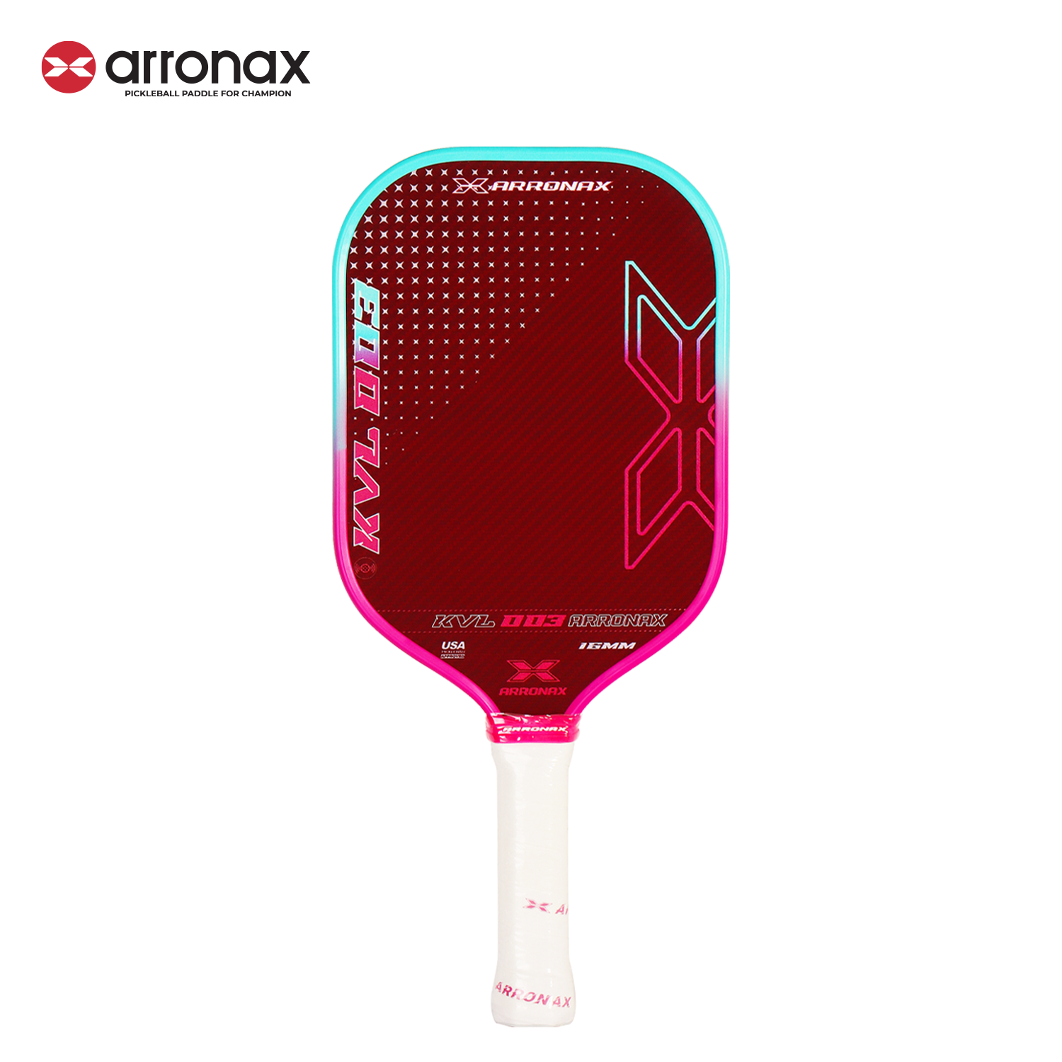 ARRONAX KVL003 Upgraded Premium Kevlar Pickleball Paddle (16mm)