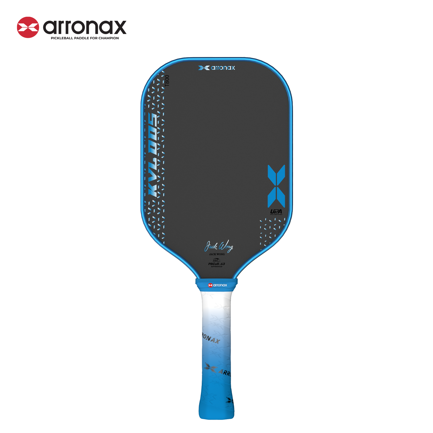 Arronax KVL005 Foam Core T800 Carbon Fiber Pickleball Paddle 16mm