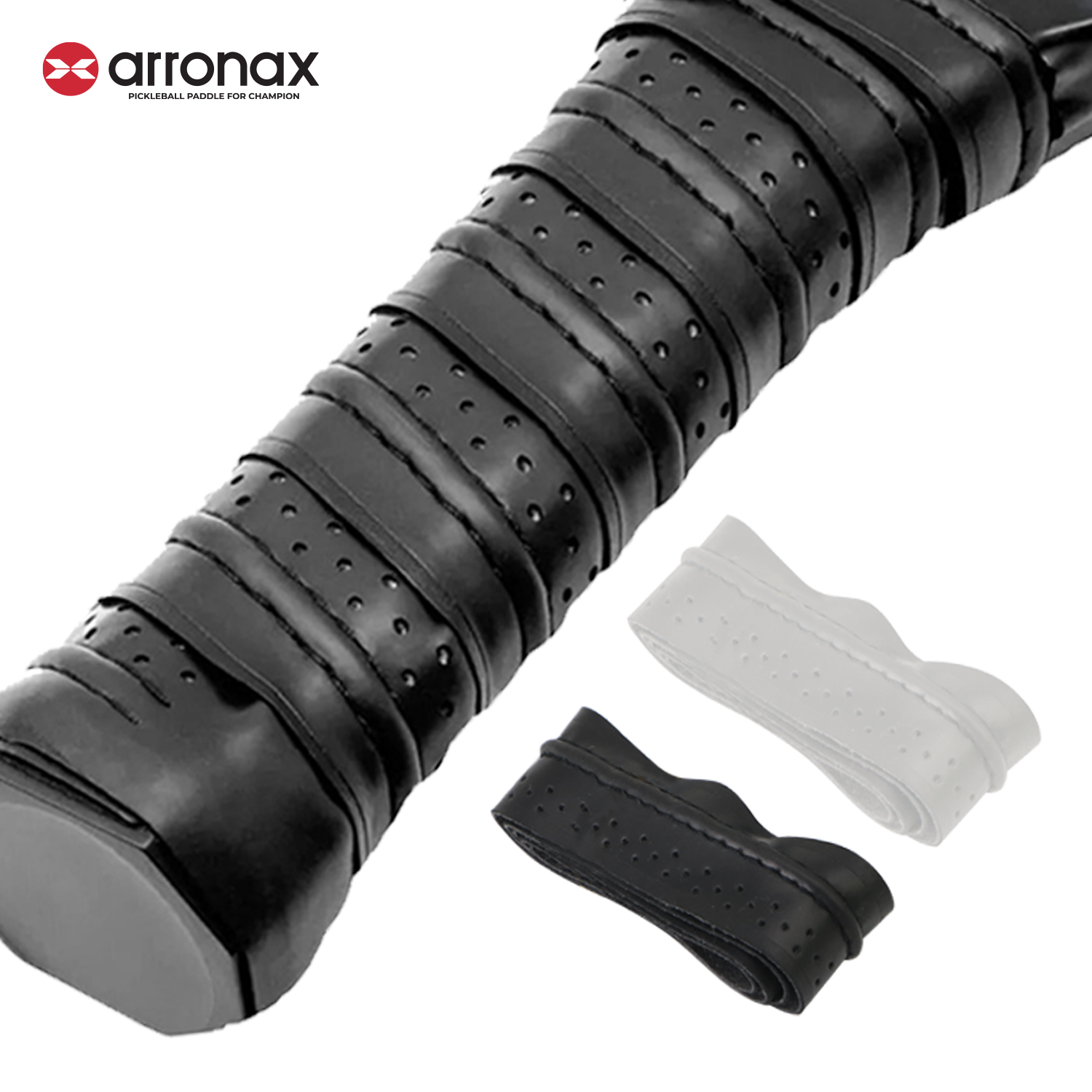 ARRONAX AeroDry Pickleball Paddle Grip Tape – Sweat Absorbing | Anti-Slip Cushion Handle Wrap| Aero Vent Design Overgrip