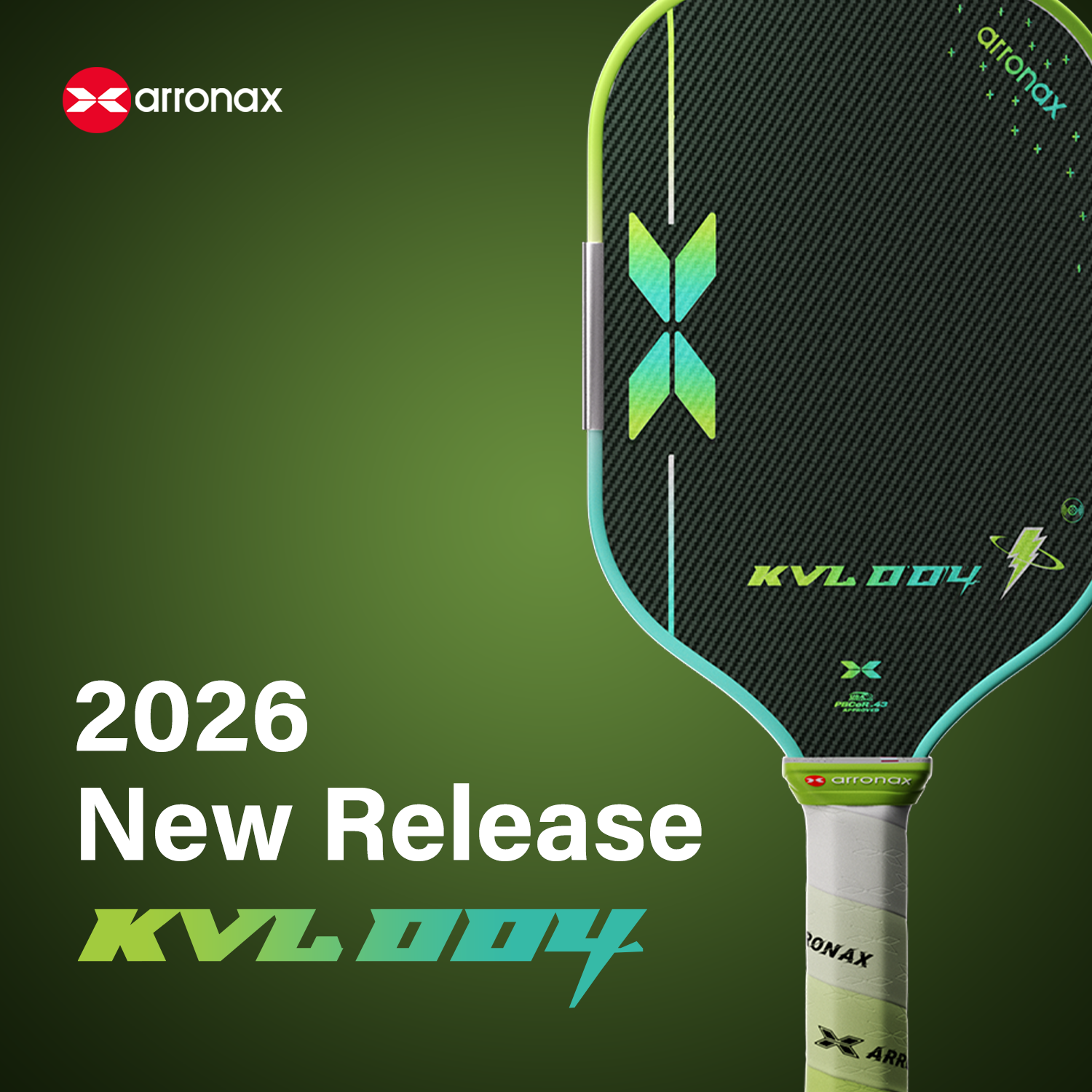 Arronax KVL004 Foam Core Kevlar Carbon Fiber Pickleball Paddle 16mm