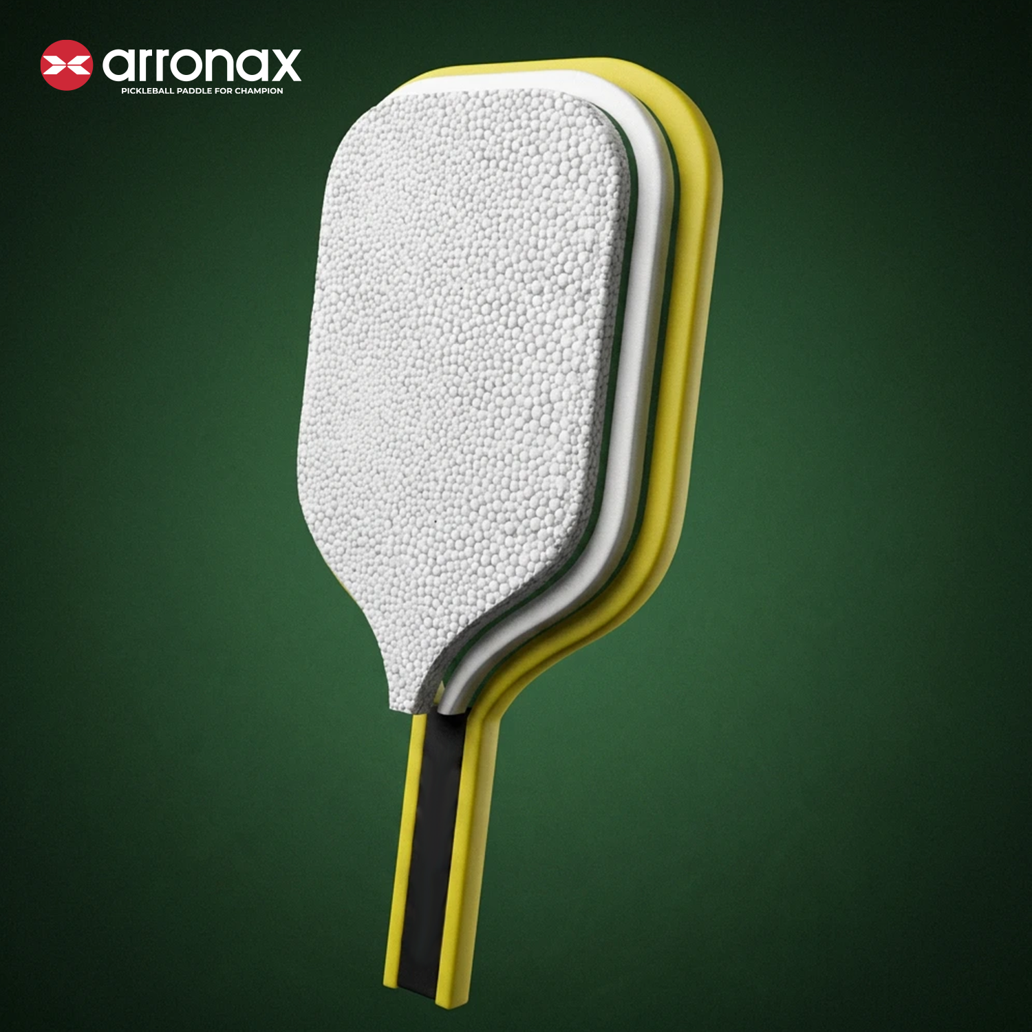 Arronax KVL005 Foam Core T800 Carbon Fiber Pickleball Paddle 16mm