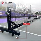 ARRONAX Tournament-Grade Pickleball Net Heavy-Duty Galvanized Steel Frame with 360° Wheels and All-Weather Durability